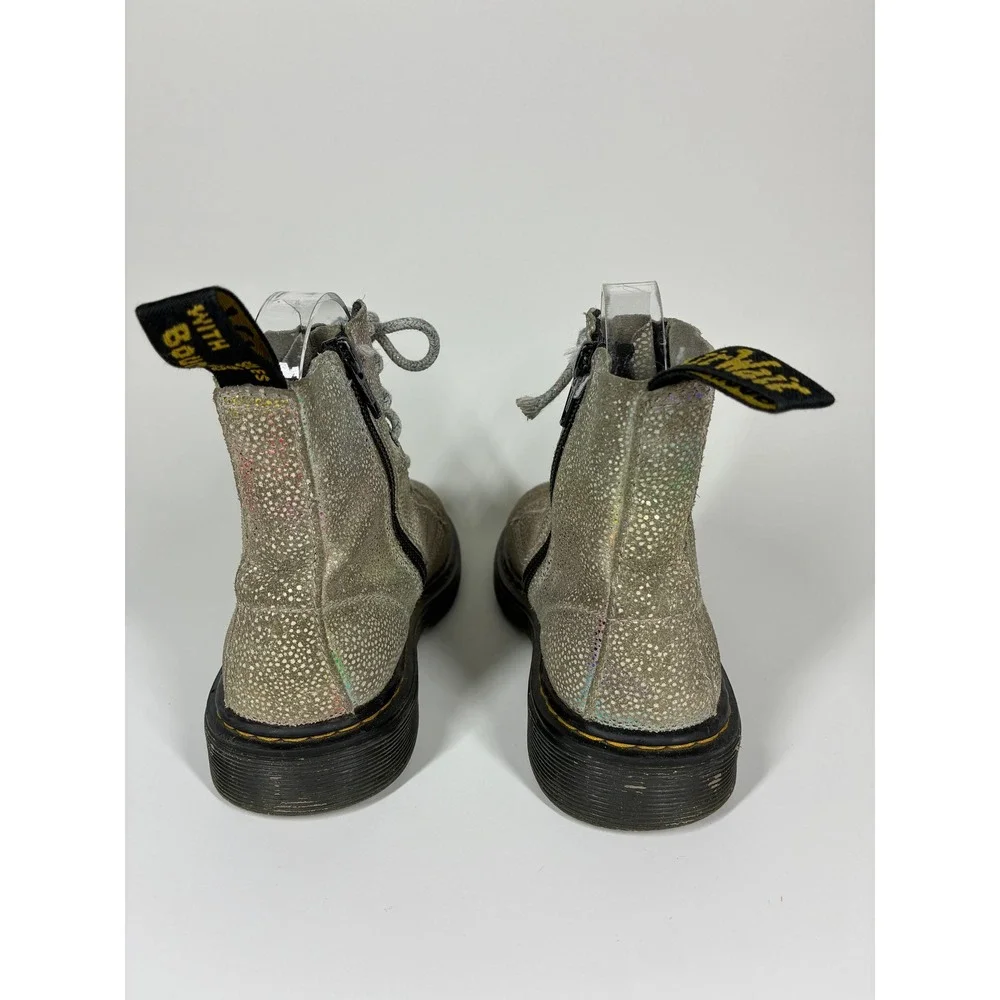 Dr. Martens 1460 Pascal J Iridescent Metallic Flecks Boots Kids Size 2 US 1 UK
